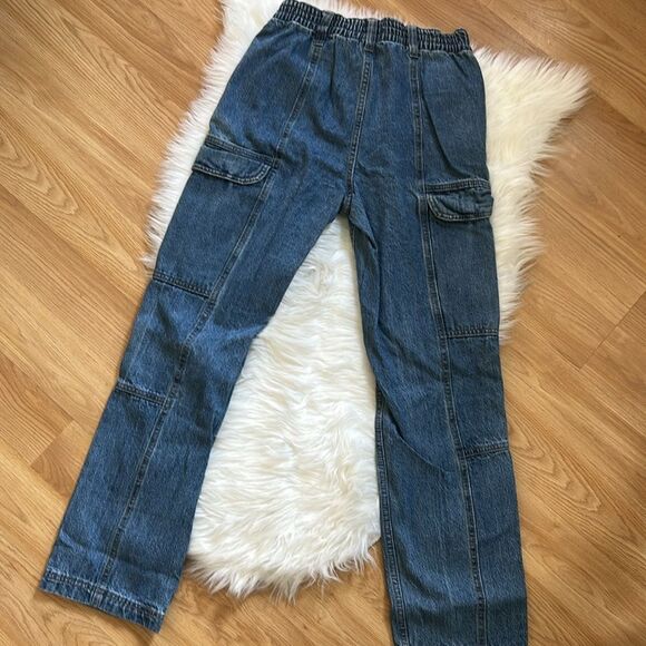RSQ Straight Jeans Cargo Style Denim Size 27 - Picture 6 of 6